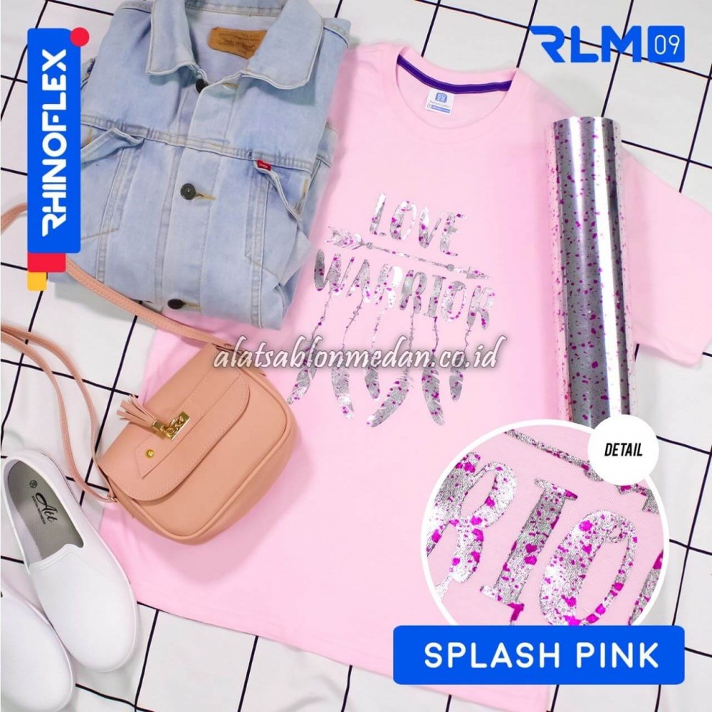 Polyflex Foil Splash Pink